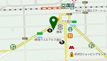 宮地楽器 国立センターの地図画像