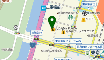 Marunouchi Cosmetics Selection 丸の内MYPLAZA店(マルノウチ コスメティクス セレクション マルノウチ マイプラザ テン)の地図画像