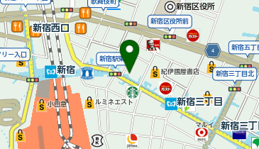 J・market(ジェイ マーケット) 新宿サブナード店の地図画像