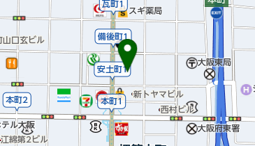 野村不動産大阪ビルの地図画像