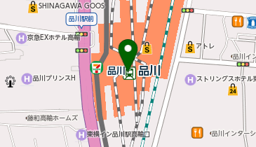 グランドキヨスク品川の地図画像