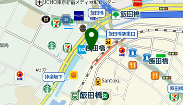 アマトーネ アクセソリーオ 飯田橋店の地図画像