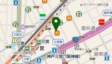 POLA THE BEAUTY(ポーラ・ザ・ビューティー) サンシティ三宮店の地図画像