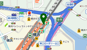 えきめんや横浜店の地図画像
