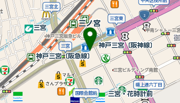 咲菜 さんちか店の地図画像