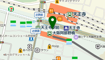 CALZEDONIA(カルツェドニア) 大阪天王寺駅の地図画像