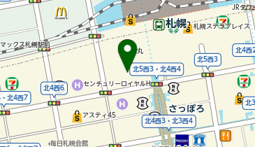 京野菜スパゲッティー 先斗入ル 札幌アピア店の地図画像