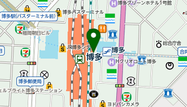 ハローキティ新幹線マルシェの地図画像