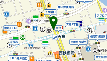 ピエトロミオミオ 天神地下街店の地図画像