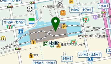 デニッシュバー 札幌駅店の地図画像