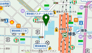 TOKYO SHIRTS(トウキョウ シャツ) 博多駅地下街店の地図画像