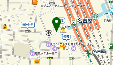 JR名古屋駅コンコース LENDY(レンディー)3の地図画像