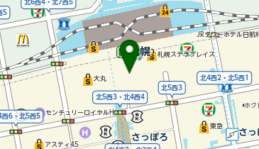 ACCESSORIES BLOSSOM(アクセサリーズ ブラッサム) 札幌アピア店の地図画像
