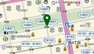 ピアハーブ 大通店の地図画像