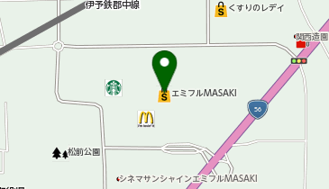 ハンバーグ&フレンチトースト はひふ エミフルMASAKI店の地図画像