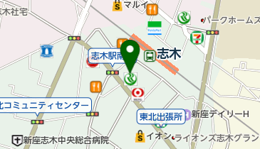 志木駅前新座ビルの地図画像