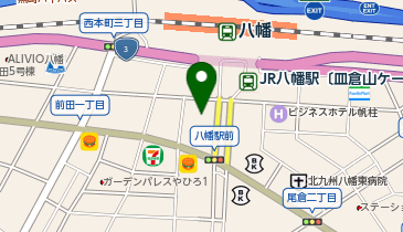 美容室 Pepeco(ペペコ) さわらびガーデンモール八幡店の地図画像