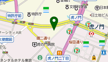 虎の門三井ビルディングの地図画像