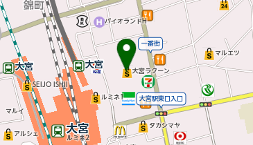 Candy apple(キャンディー アップル) 大宮店の地図画像