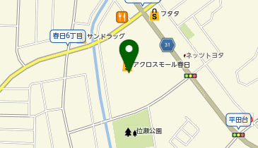 乃が美はなれ 春日販売店の地図画像