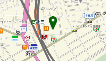 ステーキ五郎カレー 十三店の地図画像