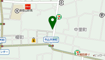 焼肉 うし惚れ 神楽坂本店の地図画像