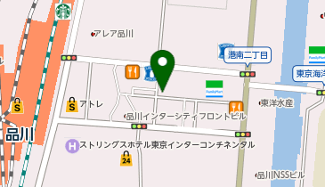 極アジフライ堂 品川店の地図画像