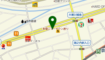 バイク王 八王子堀之内店の地図画像
