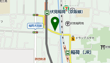 まるもち家 伏見稲荷本店の地図画像