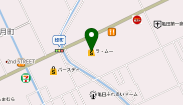 LAMU(ラムー) 亀田店の地図画像