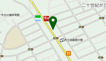 日本亭 松戸二十世紀が丘店の地図画像