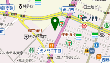 虎ノ門琴平タワーの地図画像