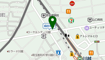 恵比寿餃子 大豊記 川越の地図画像