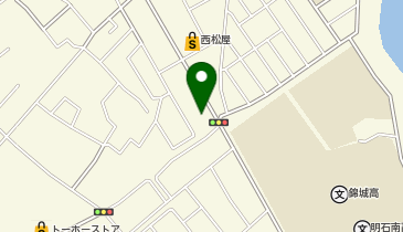 餃子の雪松 明石鳥羽店の地図画像