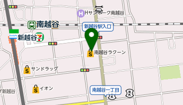 いいオフィス 南越谷ラクーン店の地図画像