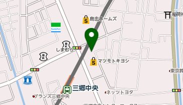 しゃぶ将軍 田なべ 三郷中央店の地図画像