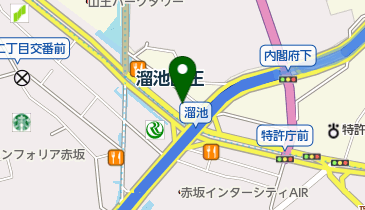 NBF赤坂山王スクエアの地図画像