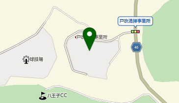 戸吹清掃工場の地図画像