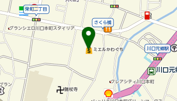 タカハシミエルかわぐち店の地図画像