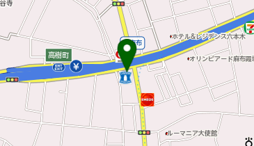 Hobson's(ホブソンズ) 西麻布店の地図画像