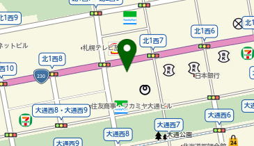 ハウスクリーニングベアーズ 札幌支店の地図画像