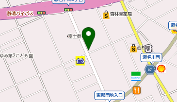 ハウスクリーニングベアーズ 静岡営業所の地図画像