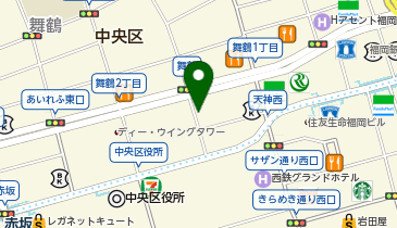 ハウスクリーニングベアーズ 福岡支店の地図画像
