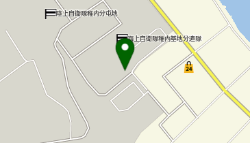 陸上自衛隊 稚内分屯地の地図画像