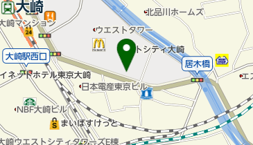 ゲートシティ大崎イーストタワーの地図画像