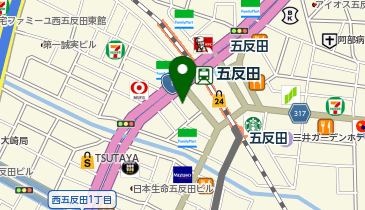 レディースアートネイチャー 五反田サロンの地図画像