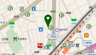 鯖の上にも三年の地図画像