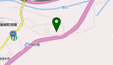 箱根囲炉裏庵 蓮の花 湯本店の地図画像