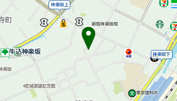 銀座 六覺燈 神楽坂店の地図画像