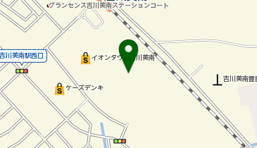 LE CHOCOLAT DE H(ル ショコラ ドゥ アッシュ) イオンタウン吉川美南店の地図画像